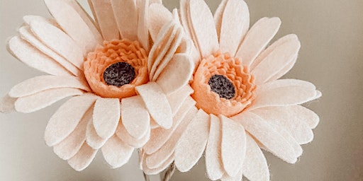 Felt Gerber Daisy Bouquet Class primary image