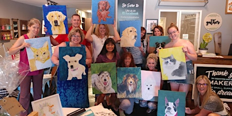 Paint A Portrait Of Your Pet at Jackrabbit Brewing with Creatively Carrie!