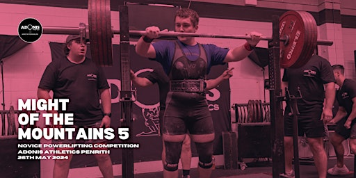 Might Of The Mountains 5 - Novice Powerlifting Competition primary image