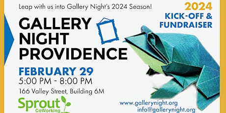 Gallery Night Providence 2024 Season Kick-off & Fundraiser! primary image