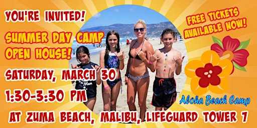 Aloha Beach Camp Summer Day Camp Open House primary image