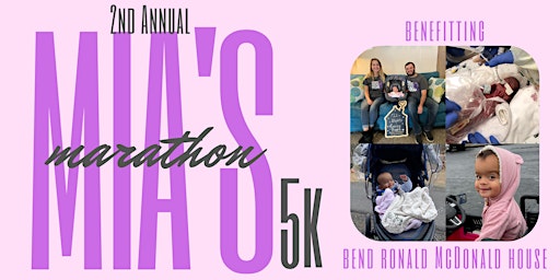Mia's Marathon 5K Benefit Run primary image