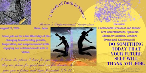 Hauptbild für A Work of Faith in Vision Women's Empowerment Symposium