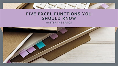Excel Basics: Getting Started with Formulas