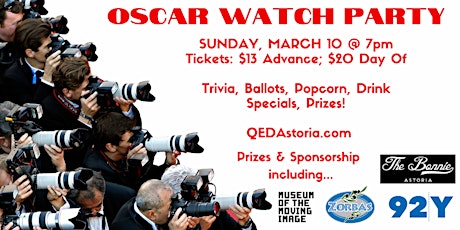 Oscar Watch Party at QED primary image