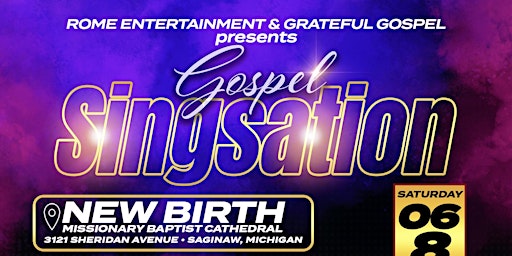 Imagem principal do evento Gospel Singsation 2024