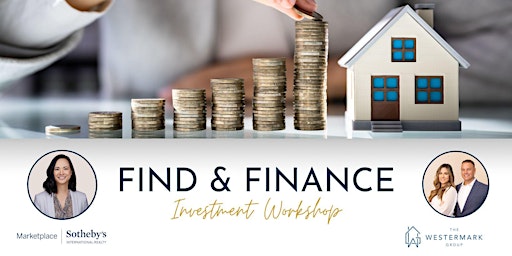 Image principale de Find & Finance - Real Estate Investment Workshop