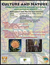 2014 Lotus and Water Lily Festival: "Celebrating South Africa's Culture and Natural Beauty" primary image