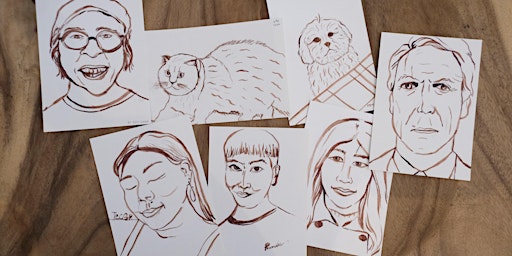 Immagine principale di Art Class : Portrait Drawing on Postcard 