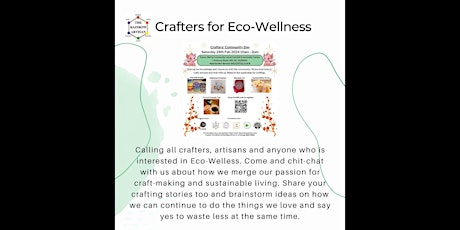 Imagen principal de Crafters for Eco-Wellness: Say yes to waste less