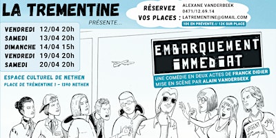 Primaire afbeelding van Théatre - La Trémentine 2024 - Embarquement Immédiat - Dimanche 14 Avril