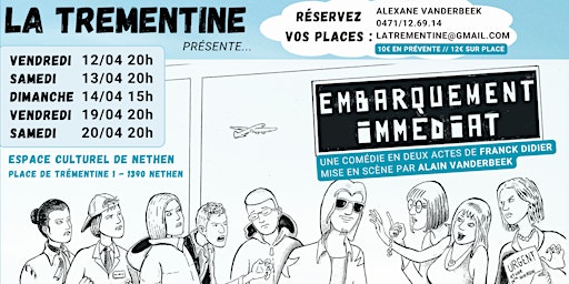 Primaire afbeelding van Théatre - La Trémentine 2024 - Embarquement Immédiat - Dimanche 14 Avril