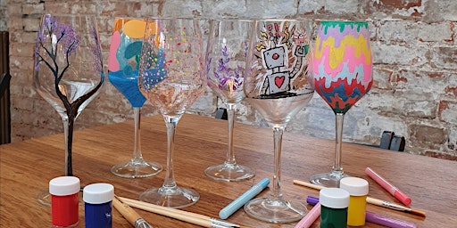 Imagem principal de Summer Sip and Paint - Wine Glass Painting and Sangria Evening