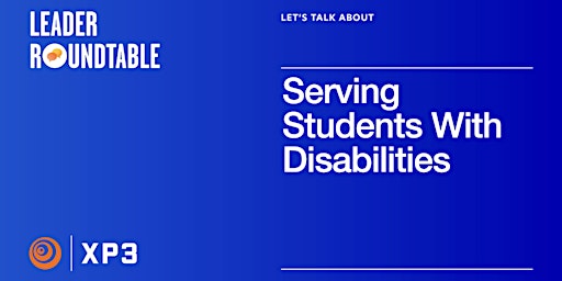 Primaire afbeelding van Let's Talk Serving Students With Disabilities