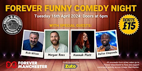 Forever Funny Comedy Night - 16th April 2024 primary image