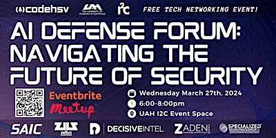 Imagem principal do evento AI Defense Forum: Navigating the Future of Security