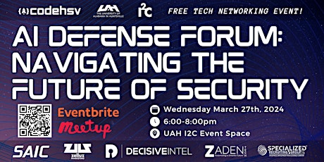 AI Defense Forum: Navigating the Future of Security