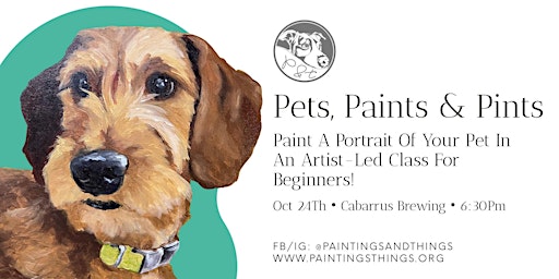 Hauptbild für Pets, Paints & Pints at Cabarrus Brewing
