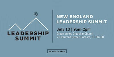 Imagen principal de Be The Church Leadership Summit (Putnam, CT)