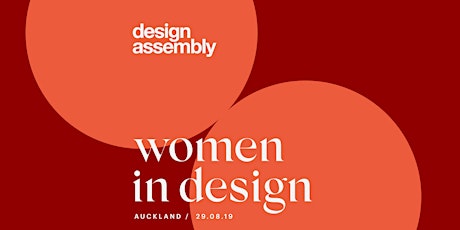 DA Women In Design August 2019 - Auckland primary image