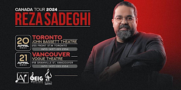 Reza Sadeghi Live In Toronto
