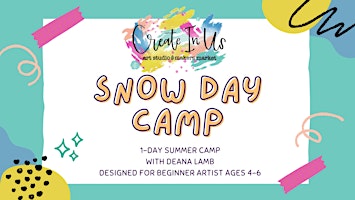 Imagen principal de Snow Day Camp *Beginner Artist* (1-day Camp)