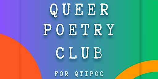 Online Poetry Writing Workshop (QTIBPOC) primary image