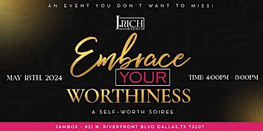 Image principale de Embrace Your Worthiness: A Self-Worth Soiree