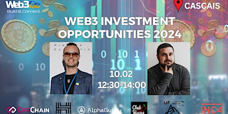 Imagem principal do evento Web3 Investment Opportunities in 2024