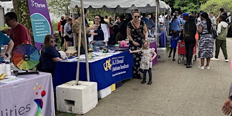 Autism Resource Fair Tables - Autism Acceptance Day at the Philadelphia Zoo