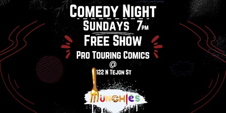 Free Comedy Sundays at Munchies