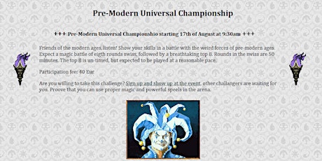 Hauptbild für Premodern Universal Championship