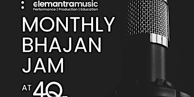 Hauptbild für Monthly Bhajan Jam - Mon. 1st April 2024