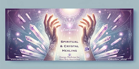 Spiritual Energy Healing with Crystal light bath and Sound.