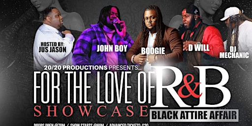 Hauptbild für FOR THE  LOVE OF R&B SHOWCASE