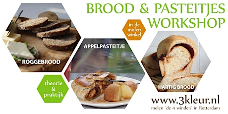 Primaire afbeelding van Workshop brood & pasteitje ~ hartig brood, roggebrood en pasteideeg