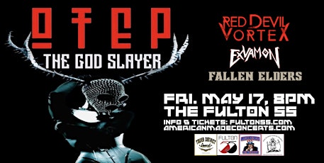 Imagem principal do evento OTEP with Red Devil Vortex, Exvamon and Fallen Elders