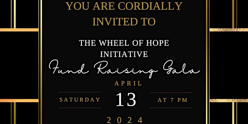 Imagem principal do evento The Wheel of Hope Initiative (WOHI) Fundraising Gala