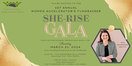 2024 She-Rise Gala: Honoring Women's History, Shaping Our Future primary image