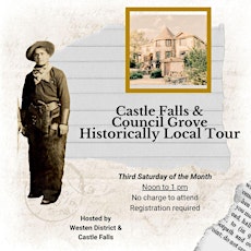Castle Falls & Council Grove Historically Local Tour on Sat, July 20, 2024