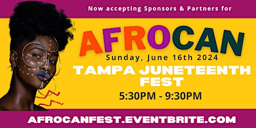 Imagen principal de Partners & Sponsors: AfroCAN - Tampa Juneteenth Festival