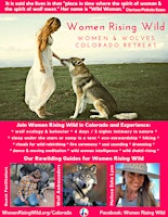 Primaire afbeelding van 4 Day 3 Night Labor Day Weekend Retreat for Women with Wolves in Colorado