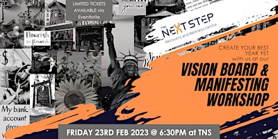 Imagem principal do evento Creating your best year yet!  Vision Board & Manifesting Workshop