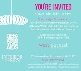 West | Out East & Interior Design Party to benefit DIFFA primary image