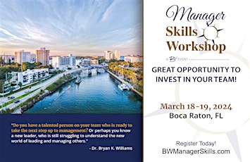 Manager Skills Workshop - Boca Raton, FL primary image