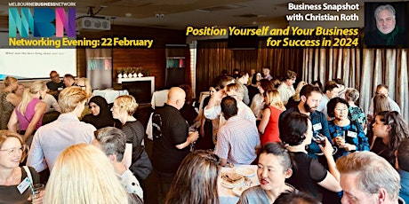 Imagen principal de MBN Monthly Networking and Catch-Up:  Thursday, 22 February 2024