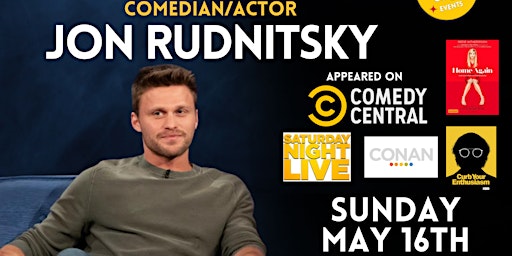 Imagem principal de 5/19 7:30pm Yellow and Co. presents Comedian Jon Rudnitsky