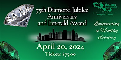 Imagem principal do evento 75th Diamond Jubilee Anniversary and Emerald Award Luncheon