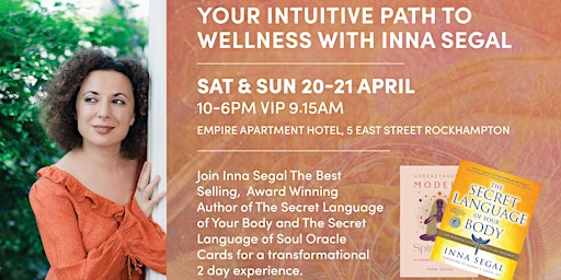 Primaire afbeelding van Your Intuitive Path to Wellness with Inna Segal Rockhampton