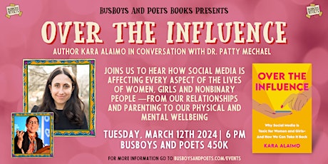 OVER THE INFLUENCE | A Busboys and Poets Books Presentation primary image